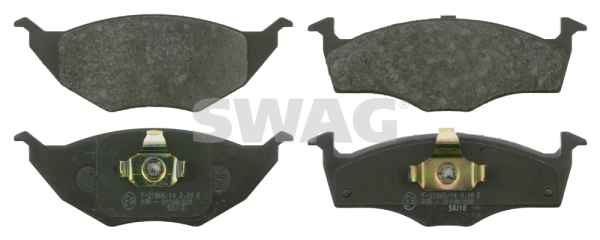 set placute frana,frana disc 30 91 6530 SWAG